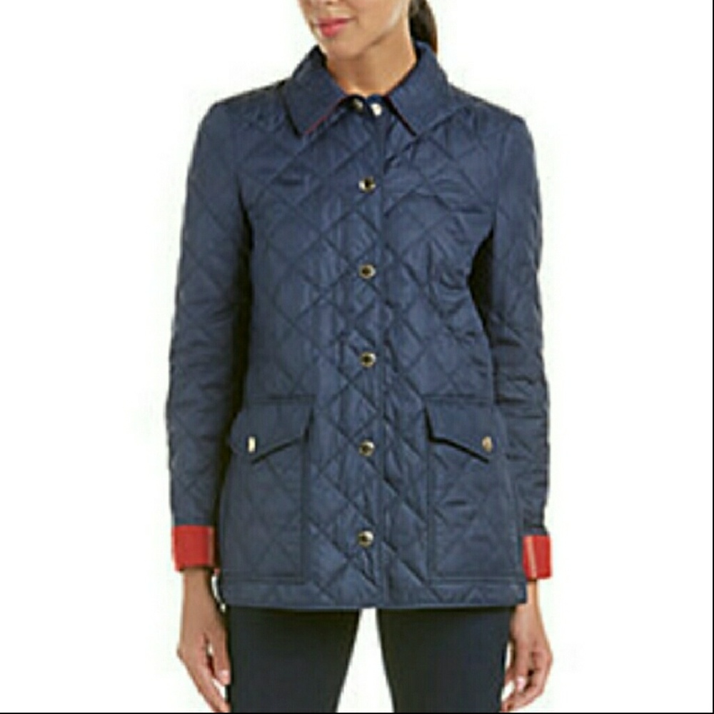 Burberry Westbridge Check Diamond Quilted Jacket